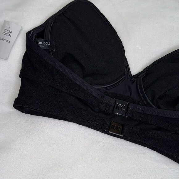 Kenneth Cole See You Swoon Underwire Bustier Black Size Small - Picture 7 of 8